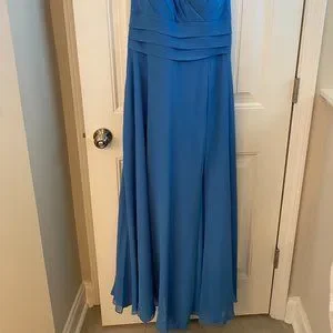 Azazie Dresses Azazie Bianca Blue Jay Poshmark